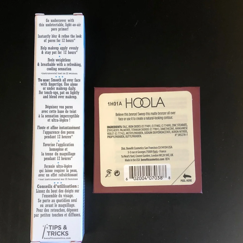 Benefit Hoola Bronzer and POREfessional Lite Primer Duo